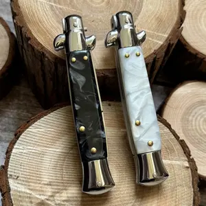 Portable high-hardness stainless steel folding knife, suitable for outdoor camping, barbecue and fishing, EDC tool, home kitchen fruit knife, gift for boyfriend and father