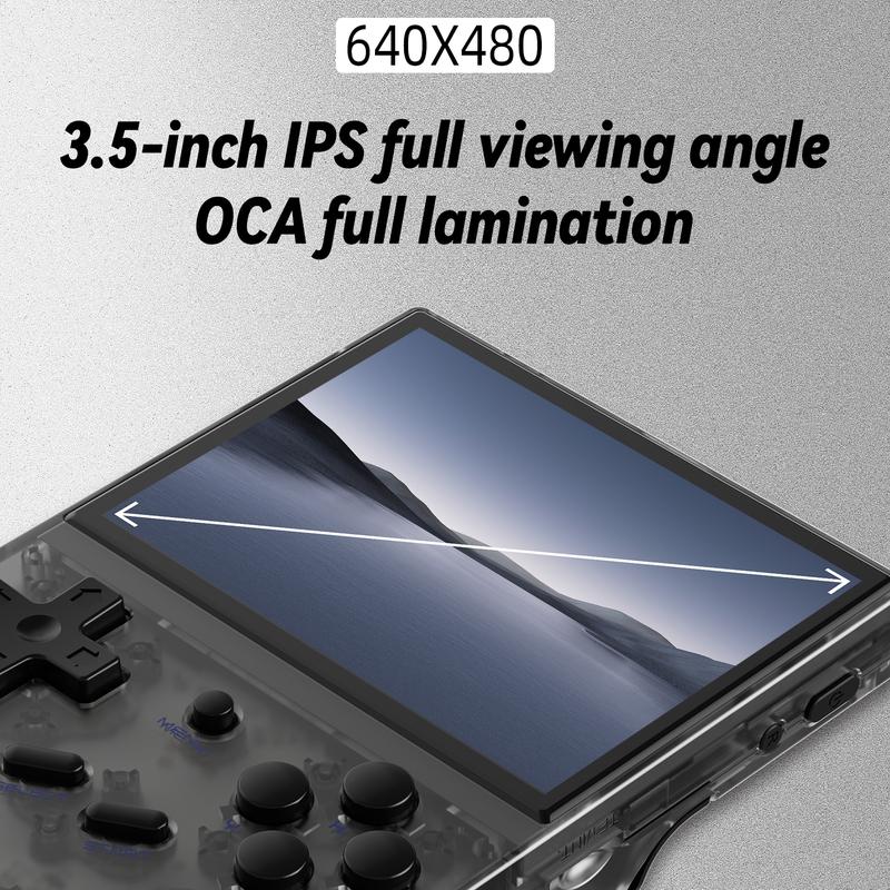ANBERNIC 2024 RG35XX Handheld Game Console 3.5' IPS 640*480 Screen Retro Games Consoles Classic Emulator Hand-held Gaming Console Preinstalled Linux System Video Games Christmas Gifts