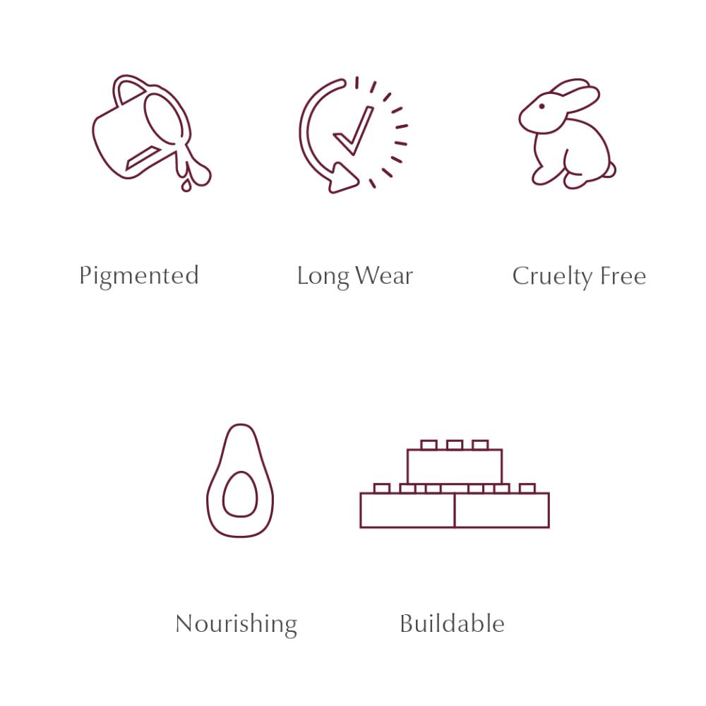 Persona Cloudtint Lip Gloss Tint - High Shine, Long Lasting Color, Hydrating Formula with Squalane & Ceramide