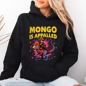 Mongo Is Appalled Hoodie, Princess Donut And Mongo Shirt, Dungeon Crawler Carl Inspired Tee, Unisex Sweater Pullover Tee
