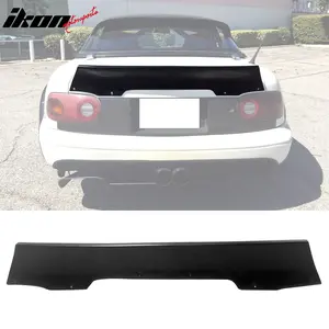 Add-on Black Trunk Spoiler for Mazda Miata RB Rocket Style 1990-1997 PU