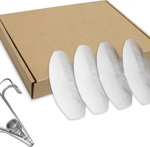 Jmxu's 3.5"-4" Cuttlebone for Birds Parakeets, Cuddle Bone with Metal Clip, Cuttlefish Bone for Sharp Beaks, Natural Birds Calcium for Parrots Cockatiels Tortoises, 4 Pcs