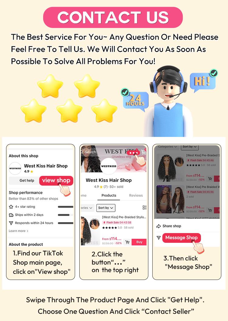 [West Kiss] Pre Braided Wig Dark Brown Deep Wave Glueless 13x4 Lace Front Wig Pre Styled Ready To Go Human Hair Wig Beginner