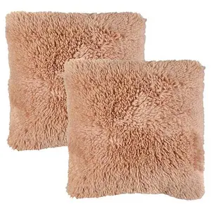 South Street Loft Mongolian Faux Fur Pillow 2-pack