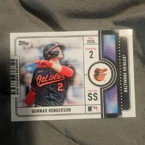 Topps 2026 series 1 Gunner Henderson big ticket player