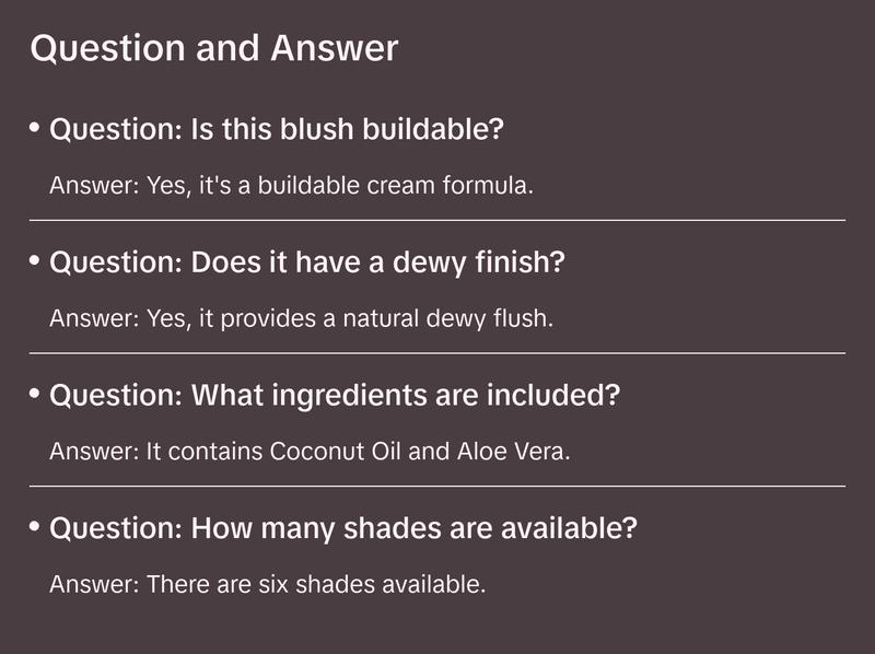 MOIRA Loveheat Cream Blush - Lightweight Makeup for Flawless Look - Coconut