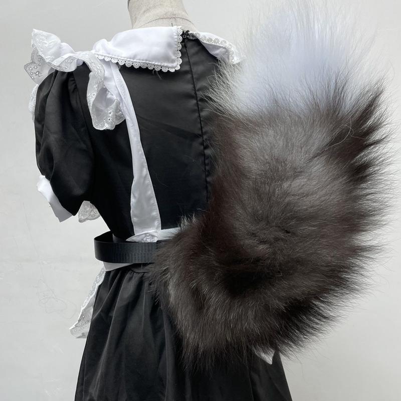 15inch Voice Control Electric Remote Control Tail Super Cute Anime Style Faux Fur for Cosplay Halloween Valentine's Day Carnival Costumes Fun Design Durable Material Basic Minimalist Fashion Womenswear Clothes Essential Rechargeable USB Model Luxury Chri