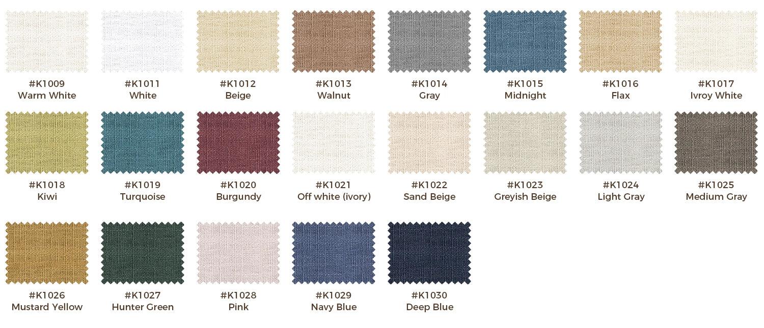 TWOPAGES Kyla Faux Linen Lightweight Curtain Fabric Swatch Booklet - Solid 90% Polyester 10% Linen 230 gsm Durable Skin Friendly TWOPAGES Kyla Faux Linen Lightweight Curtain Fabric Swatch Booklet - Solid 90% Polyester 10% Linen 230 gsm Durable Skin Friendly