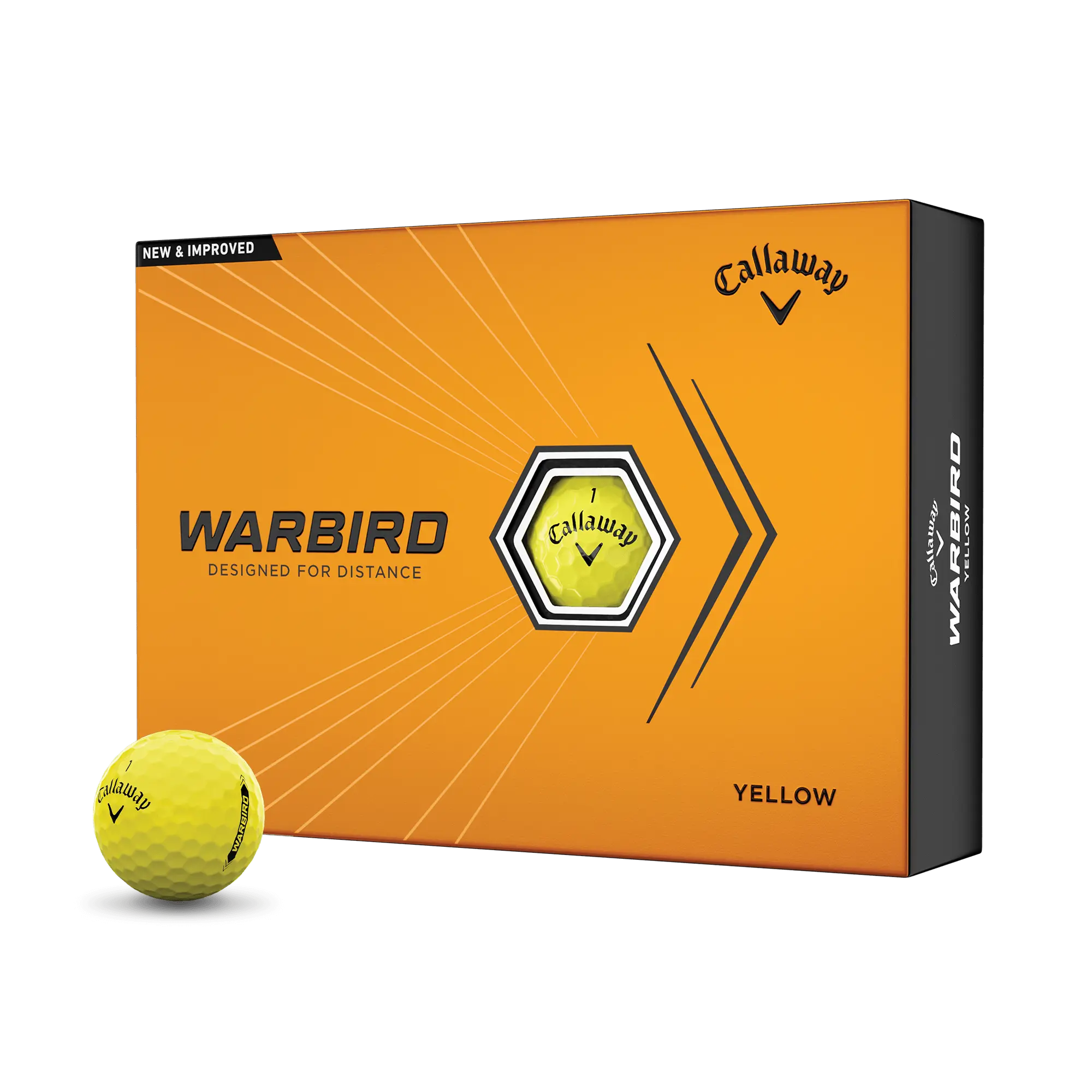 Callaway Golf Warbird Yellow Golf Balls