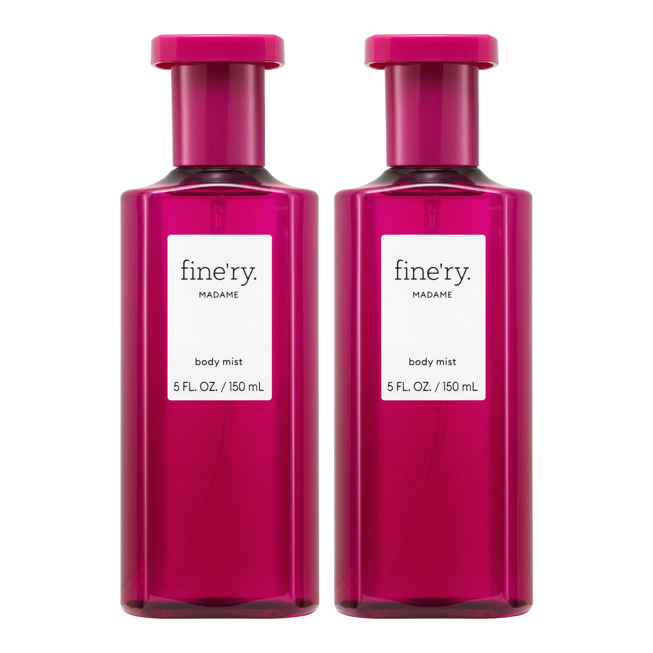 Fine'ry Women's Madame Fragrance Mist Set, 2-Pack of 150ml Body Mists, Fragrance Mist Set Women's