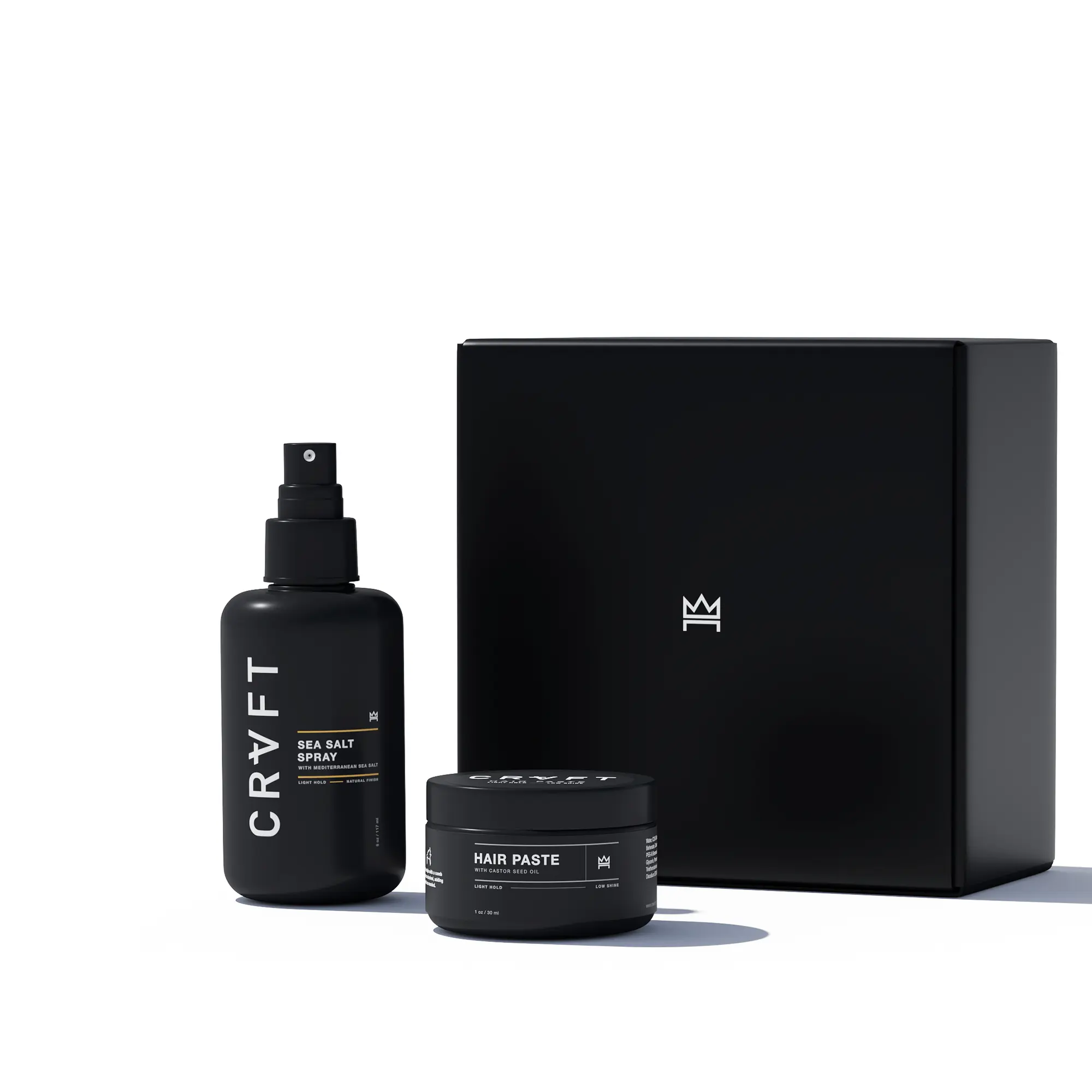 Sea Salt Spray + Hair Paste Duo for Texture & Volume Sea Salt Spray + Hair Paste Duo for Texture & Volume