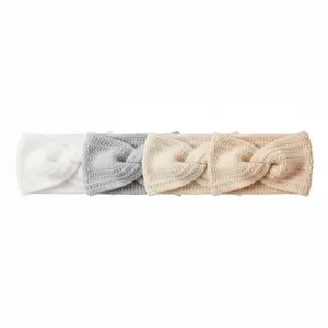 Neutral Headband Bundle- 4 Pack Handmade Crochet Ear Warmers hair accessories