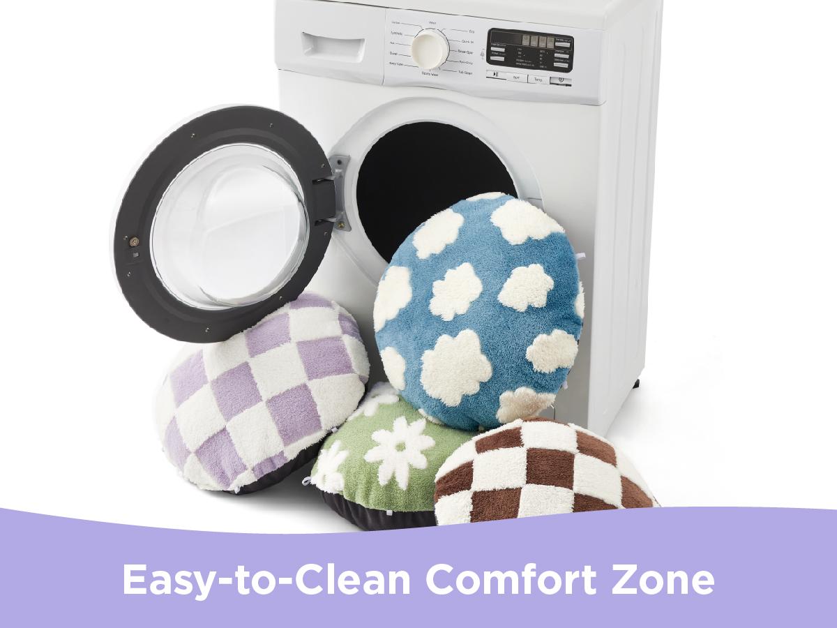 Lesure Cat Tunnel Bed for Indoor Cats - Warm&Cozy Cute Cat Donut Tunnel with Washable Circle Cushion, Valentine’s Day, Round Pet Play Tunnel Toy for Kitten/Puppy/Rabbit, Peekaboo Cave Toy, Cool Cat Stuff, Perfect for Autumn & Winter Calming