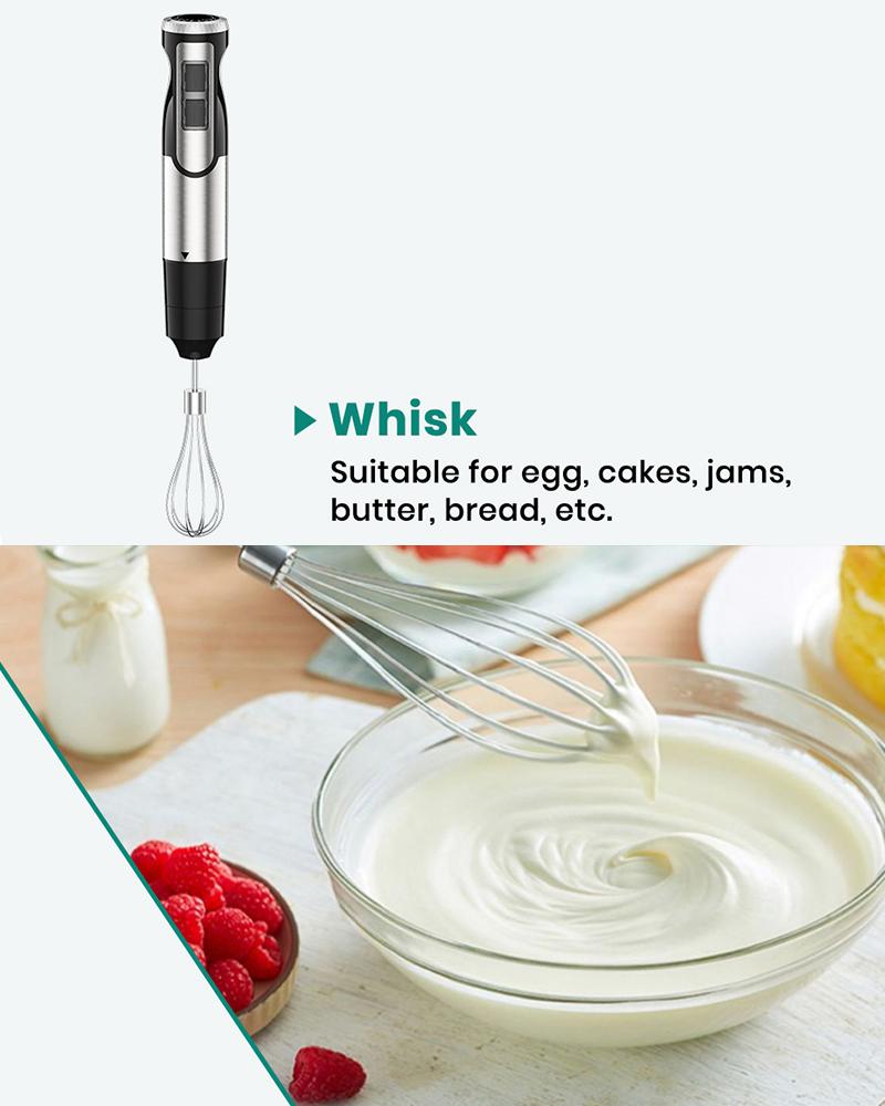 1800W ODIFORGO Immersion Blender Handheld 4-in-1 Hand Blender Stick for Ice Crushing Smoothie, Baby Food, Soup, 8 Speed Hand Mixer Turbo Boost Stainless Steel Blade with Whisk, Chopper, Beaker 1800W ODIFORGO Immersion Blender Handheld 4-in-1 Hand Blender Stick for Ice Crushing Smoothie, Baby Food, Soup, 8 Speed Hand Mixer Turbo Boost Stainless Steel Blade with Whisk, Chopper, Beaker