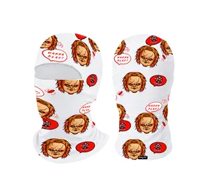 Wanna Play? - Shiesty Ski Face Mask - Full Face UV Protection & Windproof Balaclava for Men & Women - Ideal for Motorcycle, Skiing & Snowboarding White