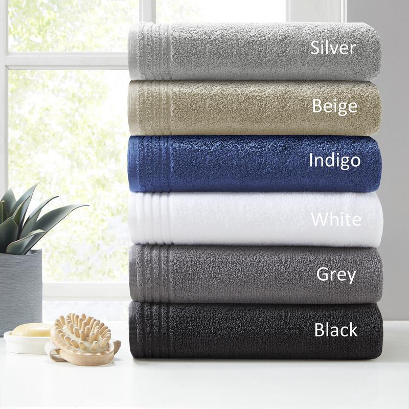 Cotton Quick Dry 12 Piece Bath Towel Set White Home Goods