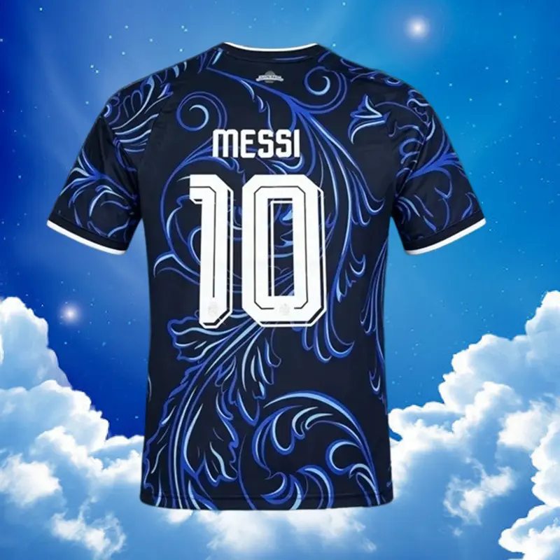 2026 Argentina Away Blue No.10 Messi Short sleeve soccer jersey