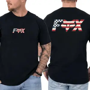 Fox Racing Geometric Logo Graphic T-Shirt, Fox Racing T-Shirt T-Shirt, For Men, Full Color, Available in Various Size