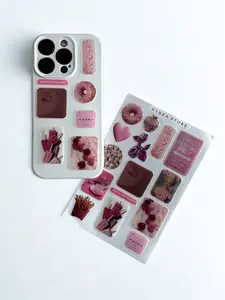 Summer Time Stickers Collection | 3D Epoxy Phone Stickers Set – Waterproof Domed Decals for Phone, Laptop Glossy Bubble Stickers