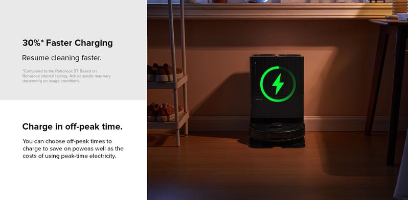 Roborock Qrevo Series Robot Vacuum and Mop, 10,000Pa suction, Self-Drying, Auto Mop Washing, Self-Emptying & Refilling, 10mm Mop Lifting, Smart Obstacle Avoidance (QV 35S) #TikTokShopJumpstartSale