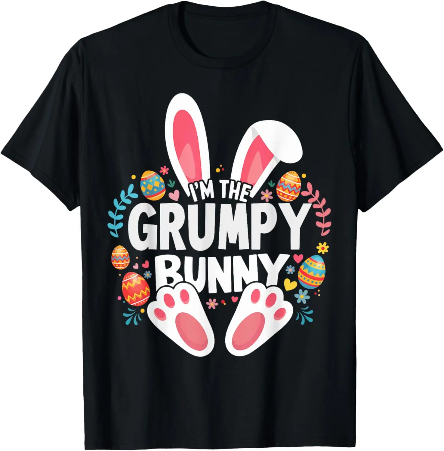 I'm The Grumpy Bunny Matching Easter Family T-Shirt easter shirt Spring Menswear Top Classic Festive Man Tshirt