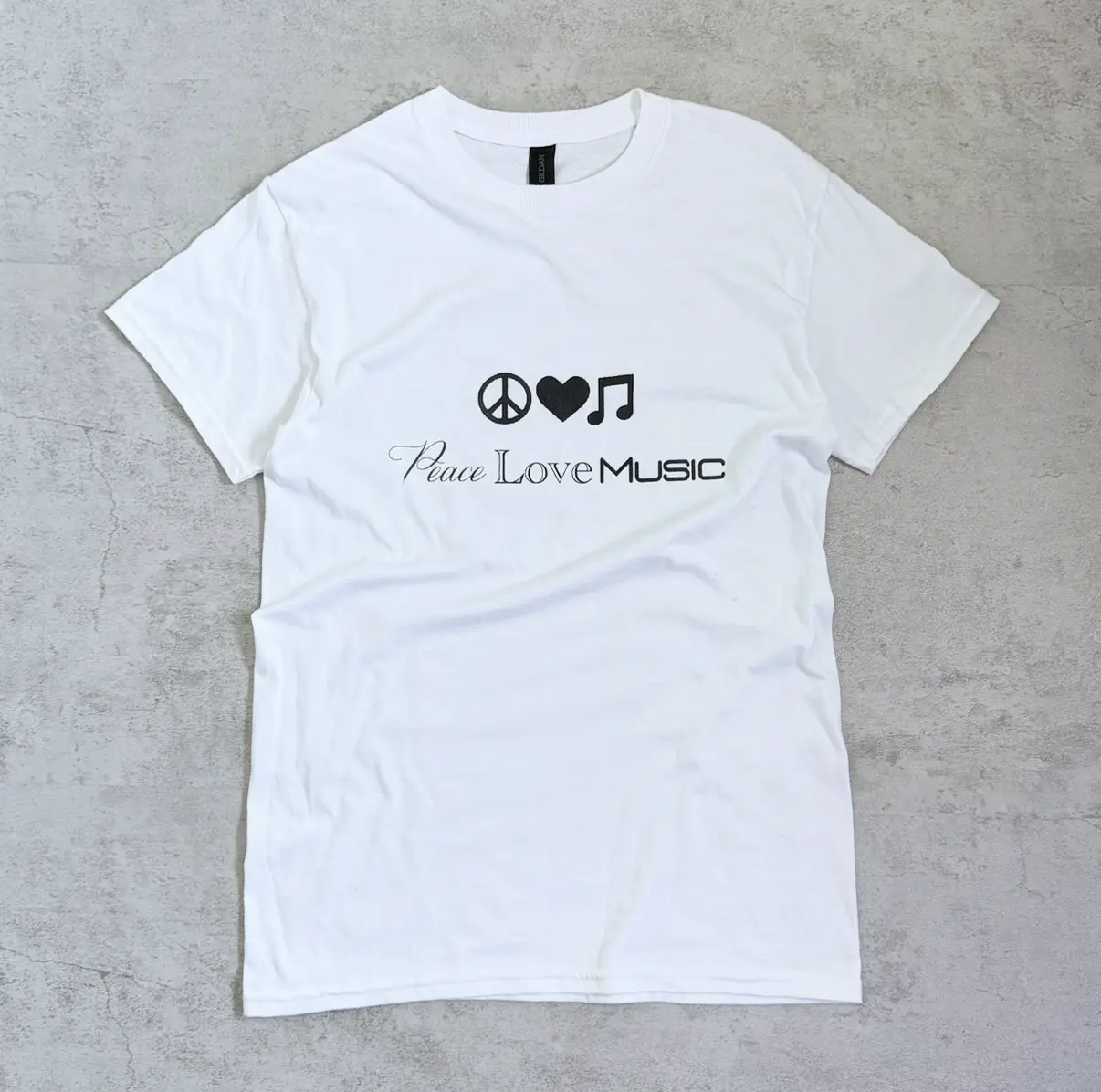 Peace Love Music y2k style tee Peace Love Music y2k style tee