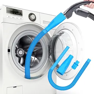 Dryer Vent Cleaner Kit Vacuum Attachment - Multiple Combinations V1 Lint Remover Power Washer and Vacuum Hose Quickly Removes Lint