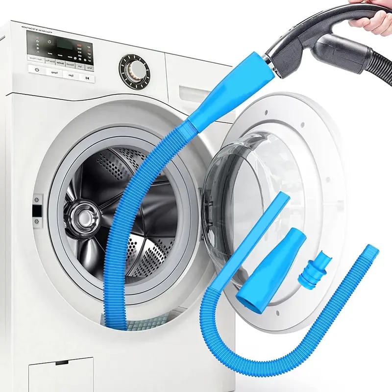 Dryer Vent Cleaner Kit Vacuum Attachment - Multiple Combinations V1 Lint Remover Power Washer and Vacuum Hose Quickly Removes Lint