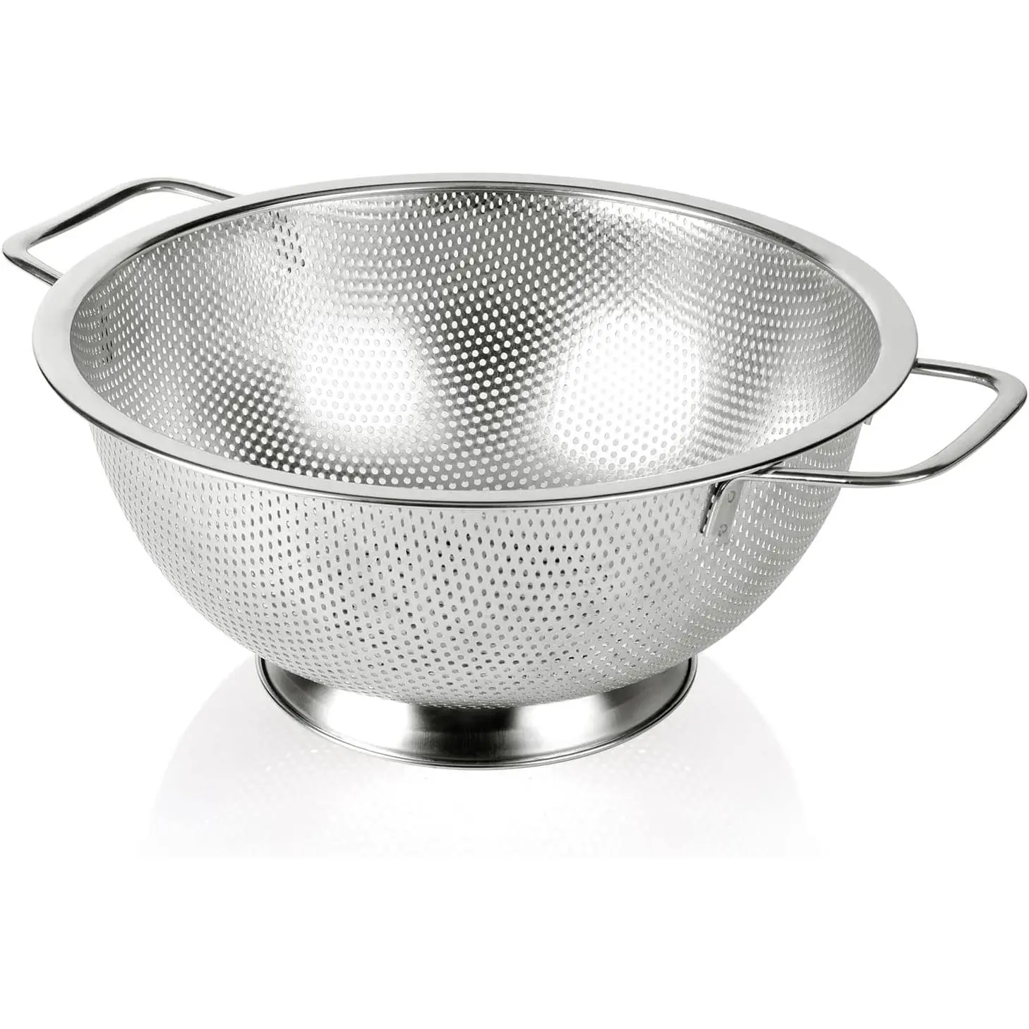 Colander Stainless Steel 3-Quart, Strainer for Kitchen Food, Dishwasher Safe Colander Stainless Steel 3-Quart, Strainer for Kitchen Food, Dishwasher Safe