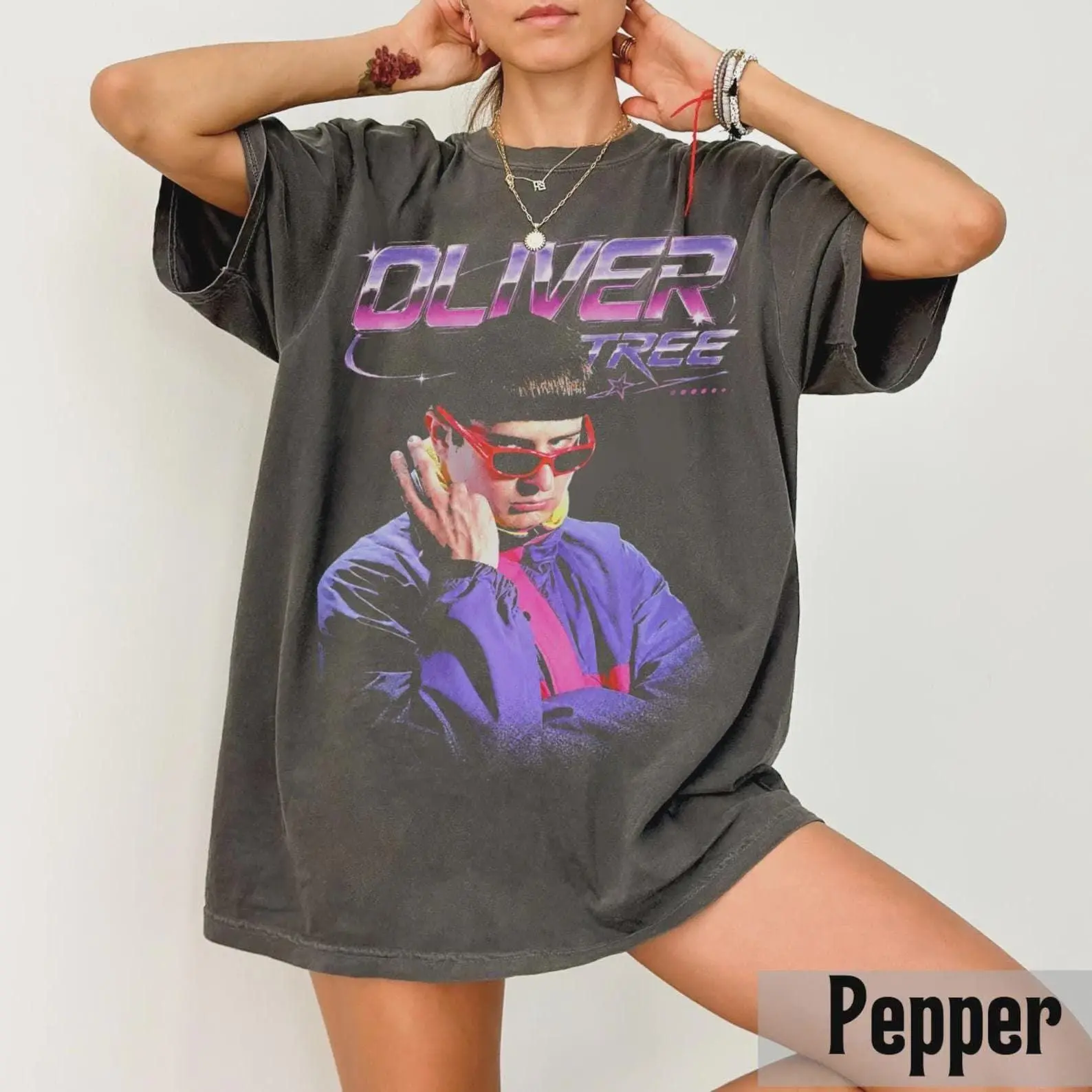 Oliver Tree Fan Shirt,Oliver Tree Retro Vintage T-shirt, Oliver Tree Retro 90s Shirt,Graphic Unisex Y2k Clothing,Oliver Tree Music Merch Tee