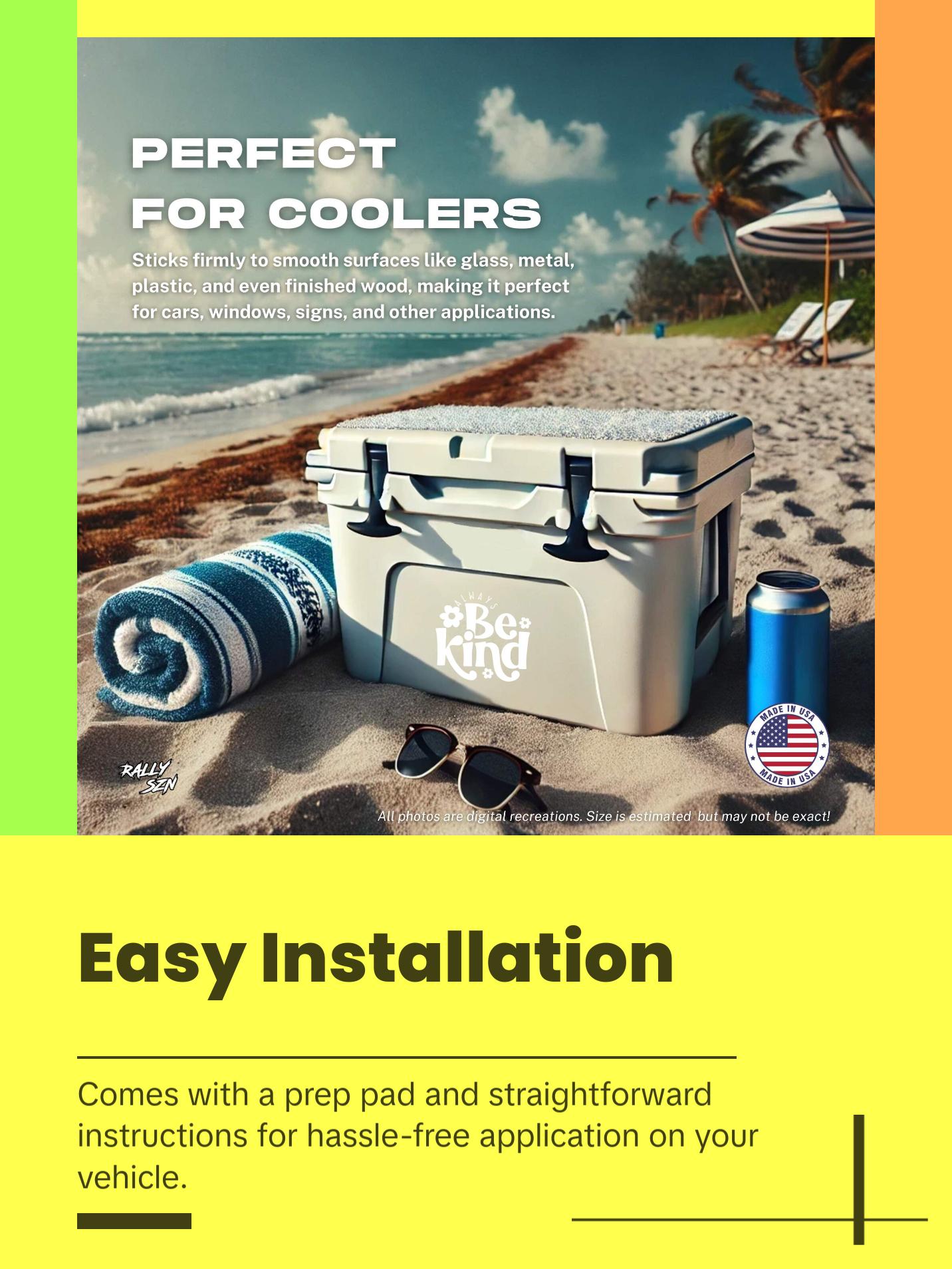 Always Be Kind – Motivational Car Decal Sticker