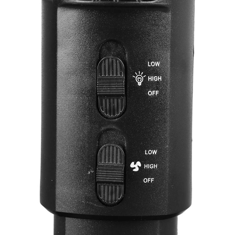 Bladeless Tower Fan with LED Light – Portable, Safe for Kids/Pets, Energy-Saving, USB-Powered Desk Fan for Home, Office, RV – Lightweight & Easy Clean