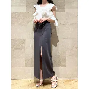 Sustainable High Slit Max Skirt