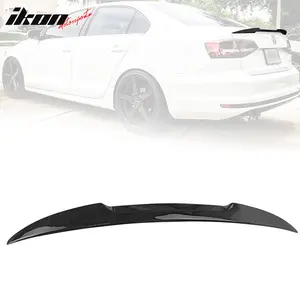 Trunk Spoiler for Volkswagen Jetta MK6 2011-2018 V Painted Black #L041 ABS