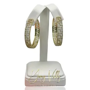 Large Hoop Earrings  Clean and bold style