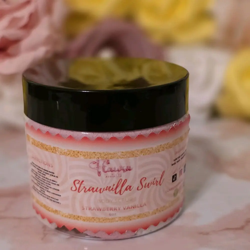 Strawnilla Swirl Strawberry Vanilla Body Scrub