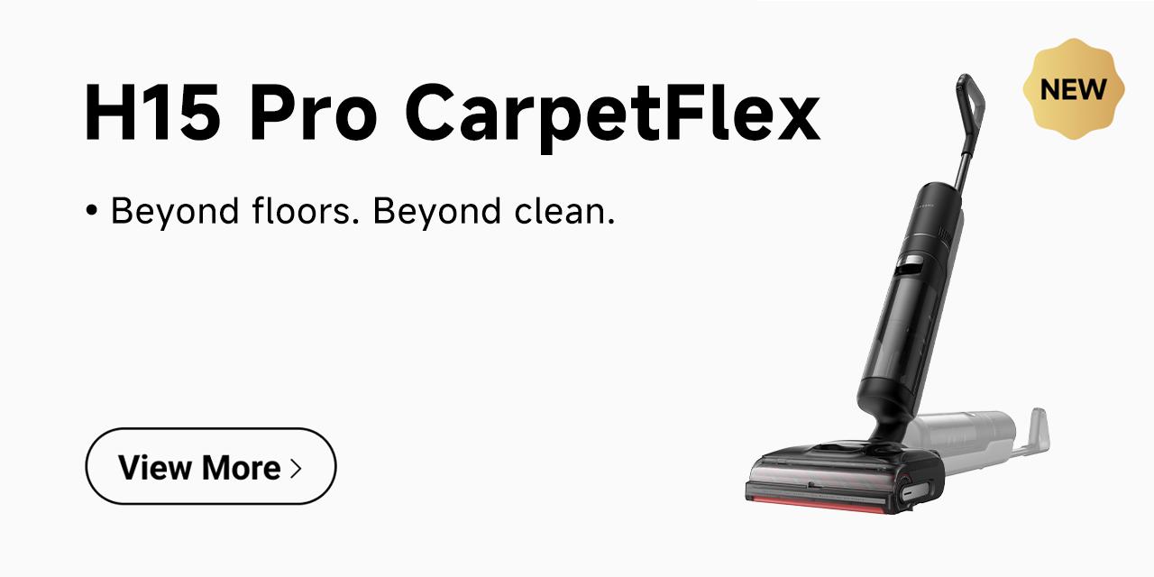 DREAME H15 Pro CarpetFlex Elite Cordless Vacuum Mop, Wet Dry Vacuum Cleaner with Dual Brushes for Hard Floors & Carpet, Tangle-Free Hair-Cutting, 23kPa Suction, 180° Lie-Flat Floor Washer, 194°F Fast Drying