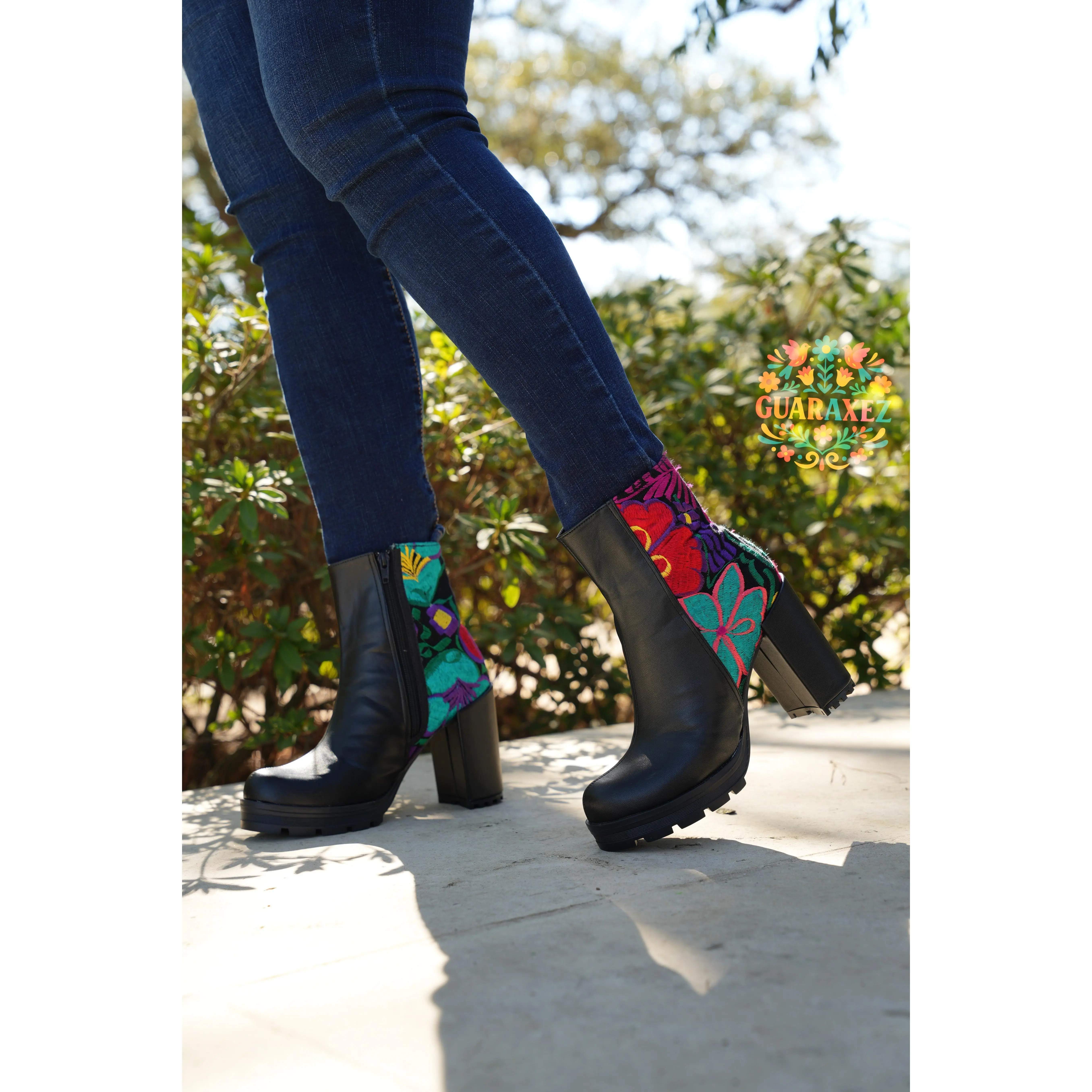 Sayulita Black Booties - Comfortable Footwear for Everyday Wear