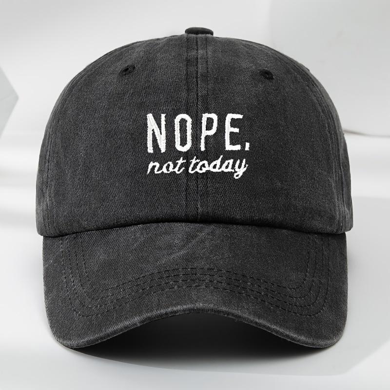 ONPE High-Quality Embroidered Baseball Cap, Washed Vintage Style, Adjustable Duckbill Hat, Soft Top, Comfortable Sunshade Cap