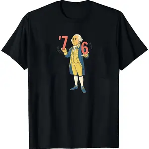 76 Yeeted Shirt, George Washington 6-7 7-6 Tee, Make History Graphic T-shirt, Historic Meme Tshirt