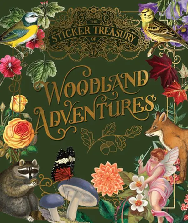 Woodland Adventures Sticker Treasury - Hardcover Embellishment Scrapbooking Set for Journaling & Collaging by Smith Street Books (Woodland Creatures Stickers)