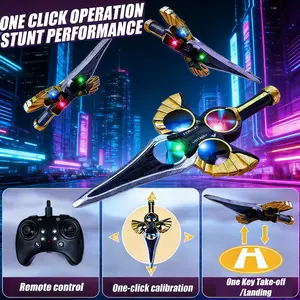 Viral Flying Sword Drone – LED Lights, One-Button Launch & Auto Hover Toy for Kids remote control airplane