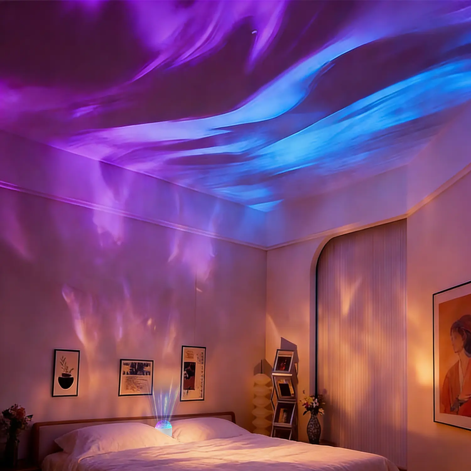 2026 New Upgrade] 2-in-1 Ocean Wave Projector & Shower Light - 16