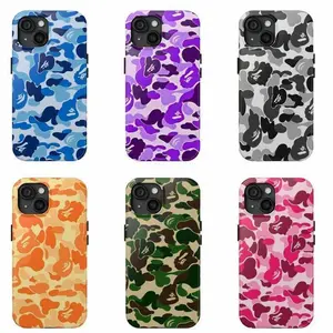Bape Protective Camo Streetwear Phone Case For iPhone 17 Air X 11 12 13 14 15 16 Plus Pro Max & Samsung S Series ZTEPT7