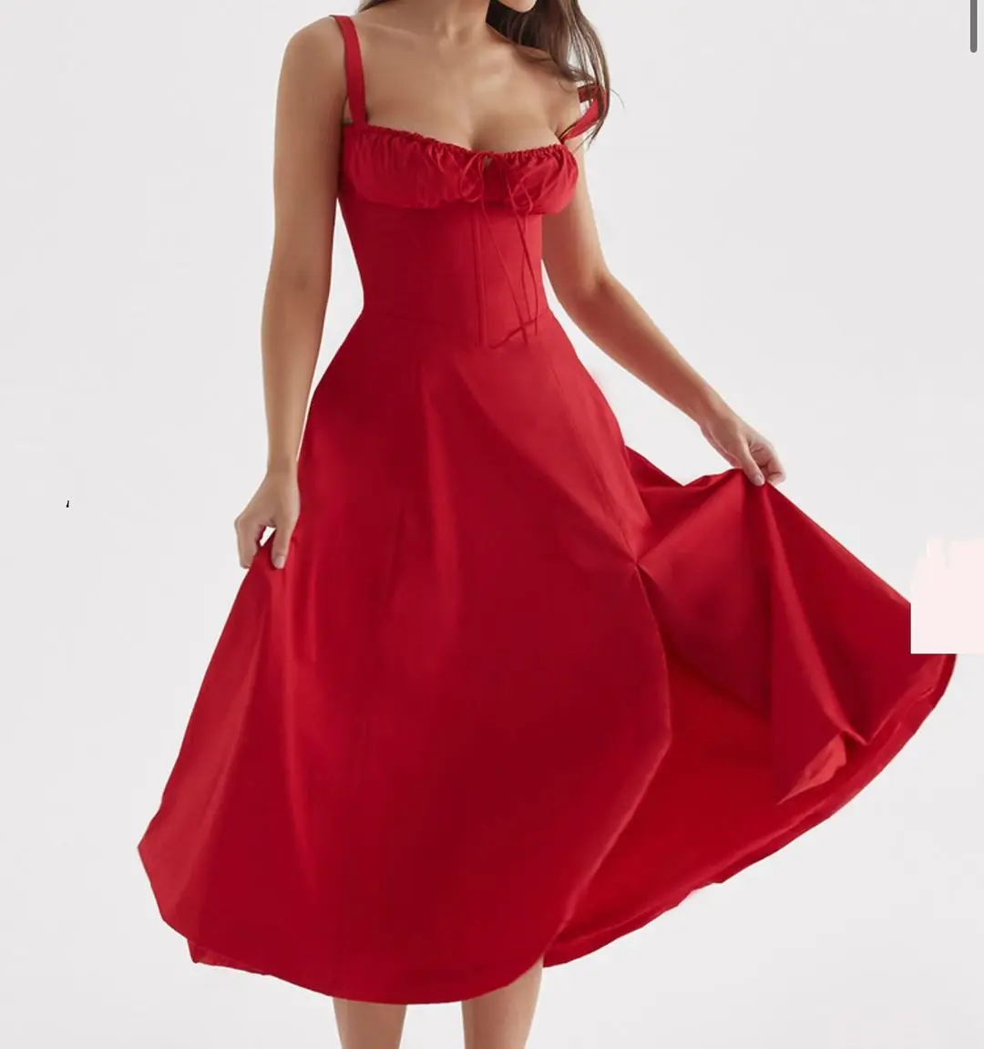 Corset Dress Wedding Guest Flowy Slit Lace Up Dresses for Women Tea Party A Line Casual Sundress with Square Collar Fishbone Zipper Sleeveless Open Back Lace Up Design - TikTok Shop Corset Dress Wedding Guest Flowy Slit Lace Up Dresses for Women Tea Party A Line Casual Sundress with Square Collar Fishbone Zipper Sleeveless Open Back Lace Up Design - TikTok Shop