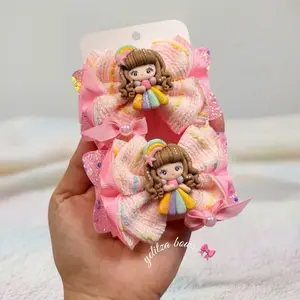 Hair Bows (Pair) - Fashion Hair Clips for girls