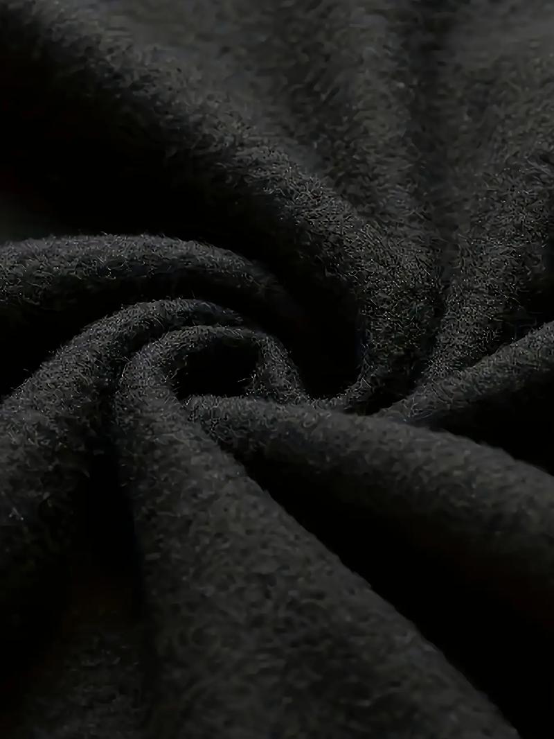 Men's Casual Letter Print Hoodie Set Comfortable Long Sleeve Hooded Sports Shirt with Elastic Waistband Pocket Pants Autumn Winter Edition