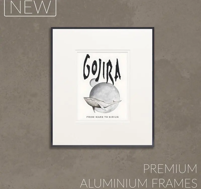 Gojira Flying Whales Concert Poster: Vintage Rock Art Print