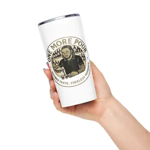 O.M.P. Logo Tapered Stainless Steel Tumbler