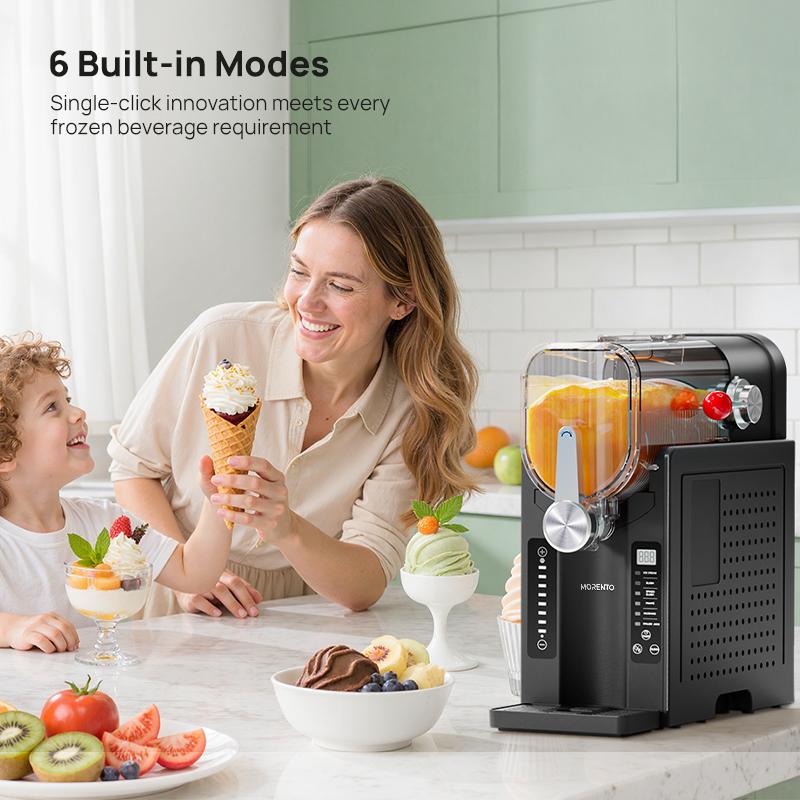 Slushie Machine, 88 oz Slushy Machine & Ice Cream Maker with Self-Cleaning Function, 6 Preset Programs, AD03 Professional Frozen Drink Maker for milkshakes, smoothies, margaritas, frappés, and more. Ice Cream#TikTokShopBlackFriday, Blenders